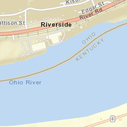 Riverside Ohio Street Map