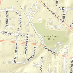Fruit Hill Ohio Street Map