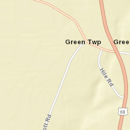 Greenbush Ohio Street Map