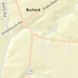 Buford Ohio Street Map