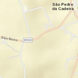 São Pedro da Cadeira Street Map