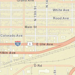 Grand Junction Street Map