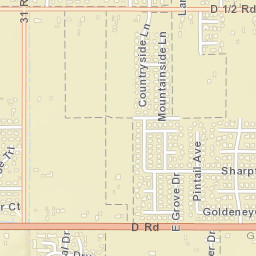 Pear Park Colorado Street Map