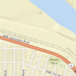 120-164 Northwest Clay Street Topeka KS Street Map