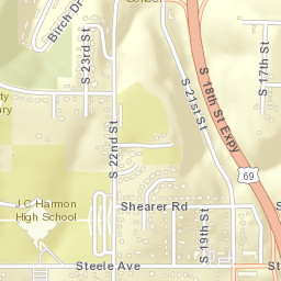 2000-2076 S 22nd St Kansas City KS Street Map