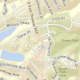 901-919 Kentucky 1120 Fort Thomas KY Street Map