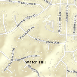 Watch Hill Ohio Street Map