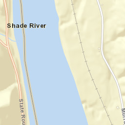 Shade River Ohio Street Map