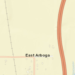 East Arboga California Street Map