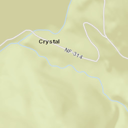Crystal Colorado Street Map