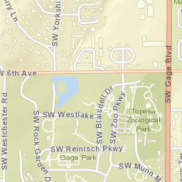 801-899 Southwest Porter Road, Topeka Street Map