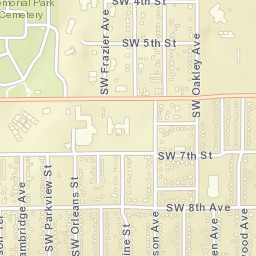 800-812 Southwest Watson Avenue, Topeka Street Map