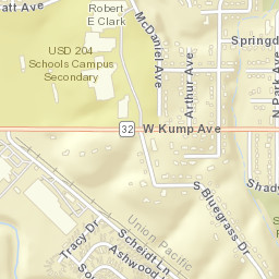 563-655 West Kump Avenue, Bonner Springs Street Map