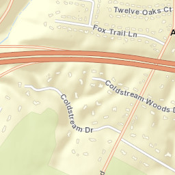 Asbury Ohio Street Map