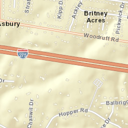 Britney Acres Ohio Street Map