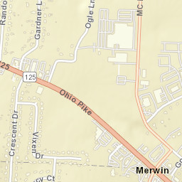 Merwin Ohio Street Map
