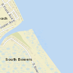 South Bowers Delaware Street Map
