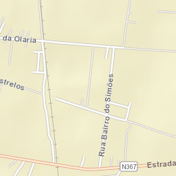 Salvaterra de Magos Street Map