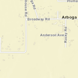 Arboga California Street Map