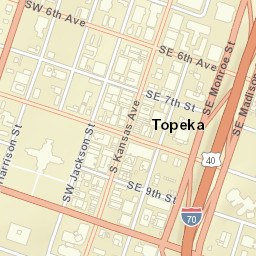198 Southwest 9th Street, Topeka, KS 66612 Street Map