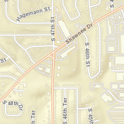 4535 Shawnee Drive, Kansas City, KS Street Map