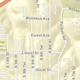 2701 South 9th Terrace, Kansas City, KS Street Map