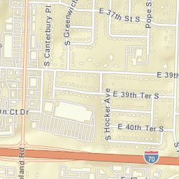 3996-4030 South Noland Road Independence MO Street Map