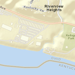 Riverview Heights Ohio Street Map