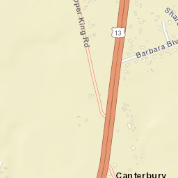 Breezewood Delaware Street Map