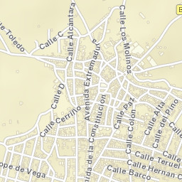 Talarrubias Street Map