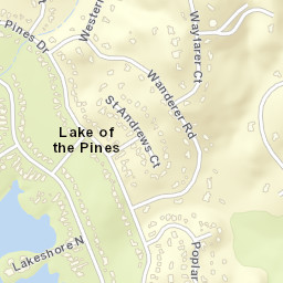 Lake of the Pines California Street Map