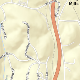 Weimar California Street Map