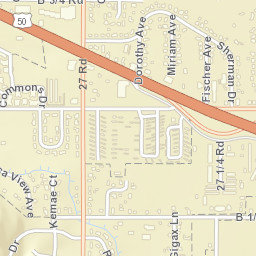 Orchard Mesa Street Map