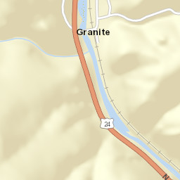 Granite Colorado Street Map