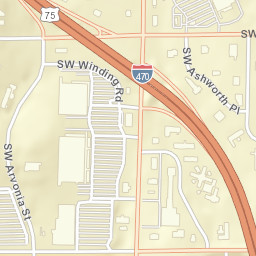 6000-6028 Southwest 17th Street, Topeka Street Map