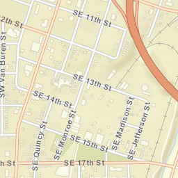 425 Southeast 17th Street, Topeka, KS Street Map