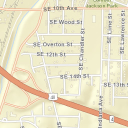 1301-1305 Southeast Washington Street Street Map