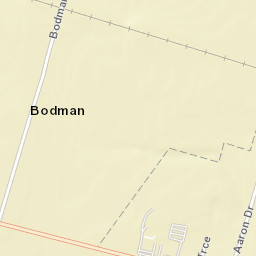 Bodman Ohio Street Map