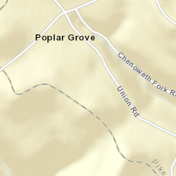 Poplar Grove Ohio Street Map