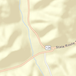 Hanesville Ohio Street Map