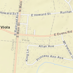 Viola Delaware Street Map