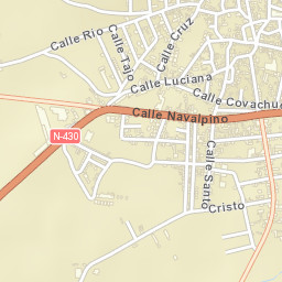 Piedrabuena Street Map