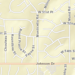 5252-5298 Monticello Shawnee KS 66226 Street Map