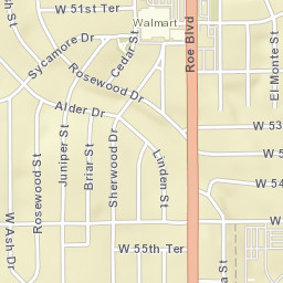 5209 Granada St Roeland Park KS Street Map