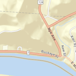 Kerrs Run Ohio Street Map