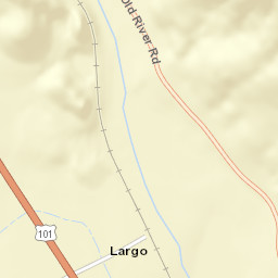 Largo California Street Map