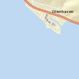 Glenhaven California Street Map