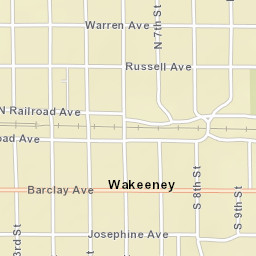 200-298 North 7th Street, WaKeeney, KS Street Map
