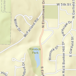 401 Redbud Dr Junction City, Kansas Street Map