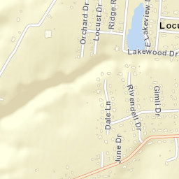 Locust Lake Ohio Street Map